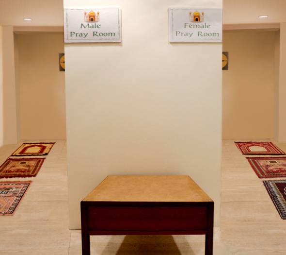 Muslim prayer room Ambassador Hotel Bangkok